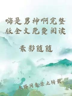 嗨是男神啊完整版全文免费阅读